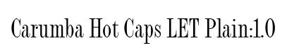 Carumba Hot Caps LET Plain:1.0