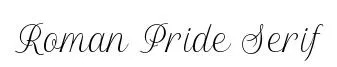 Roman Pride Serif